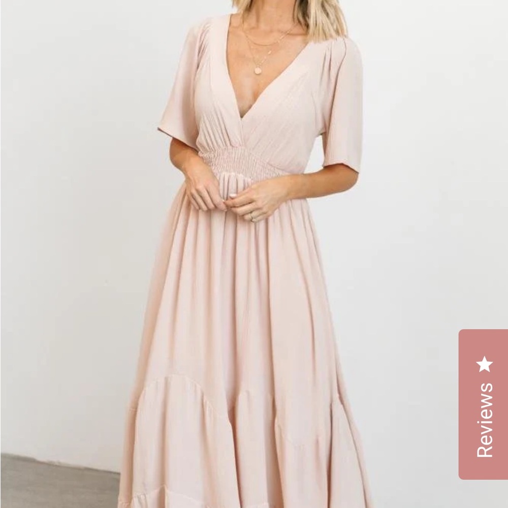 Baltic Born Delilah Blush Maxi Dress - 1X